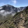 Rocky crater trail