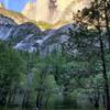 Mirror Lake with Half Dome in the background