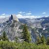 Half Dome, Nevada Falls, and Vernal Falls from Glacier Point