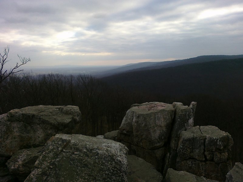 The view from Chimney Rock in Catoctin