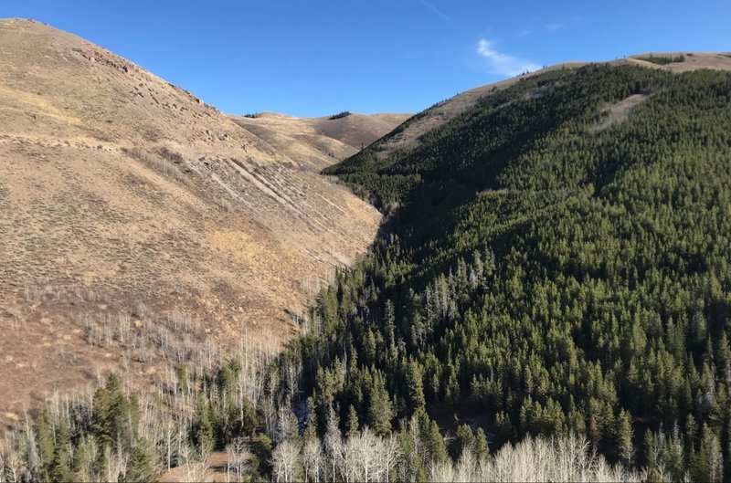 One of the excellent views from the Telephone Canyon Trail