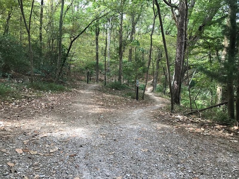 Entrance to Waterworks Green Trail