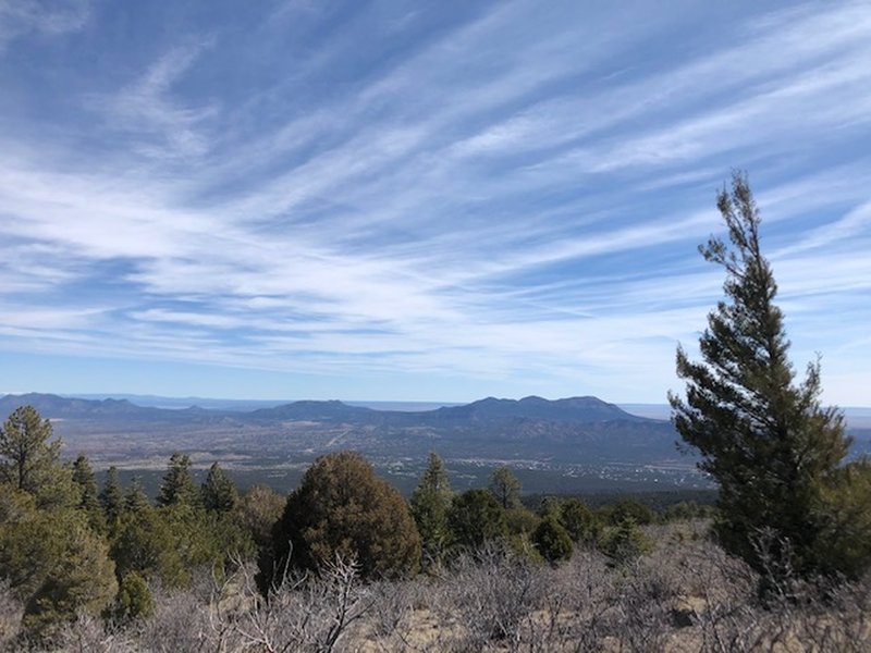 View to the northeast of the Oriz Mountains