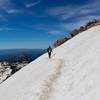 Lassen Peak: Stay on snowy trail