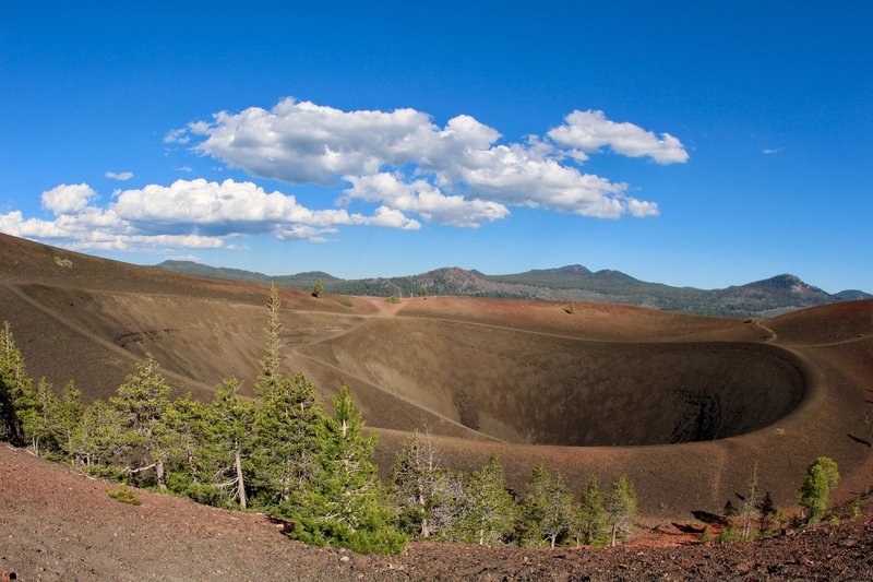 Inside the Cinder Cone crater