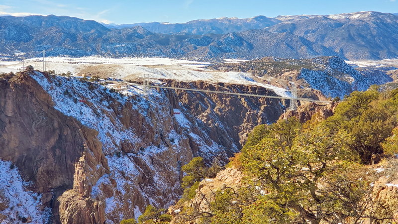 View of the Royal Gorge Bridge