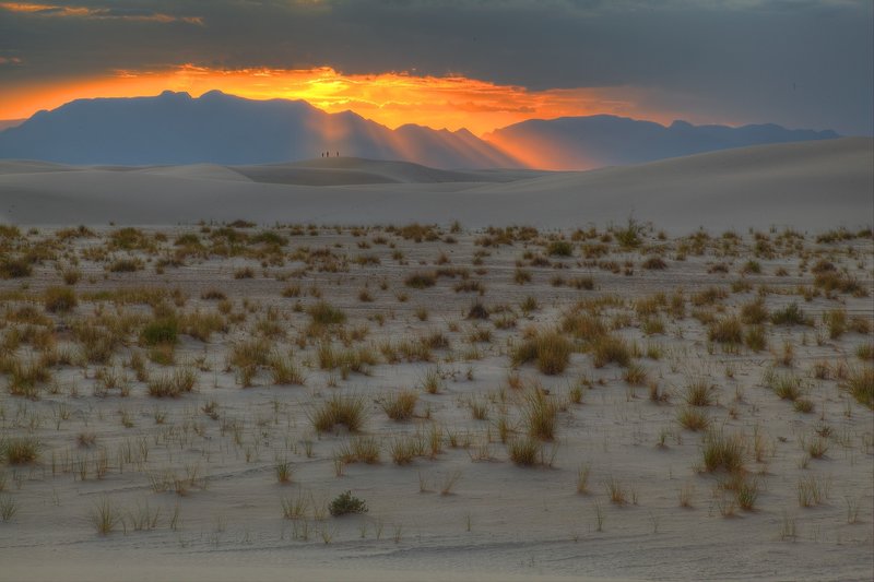 Sunset at White Sands