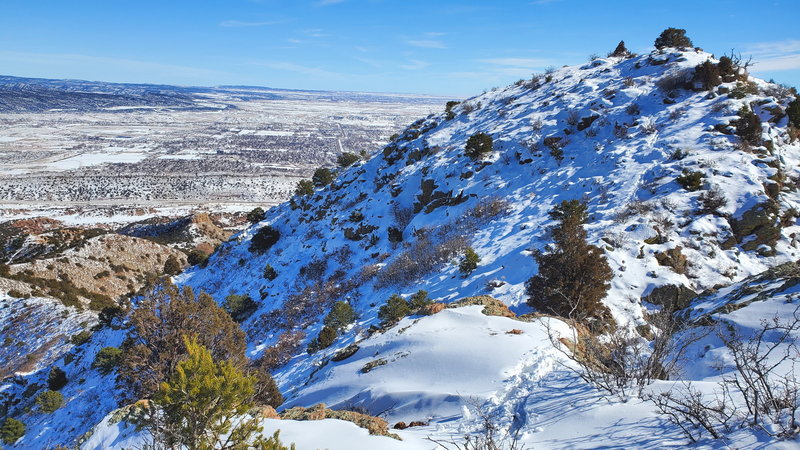 View east of Fremont Peak and the plains