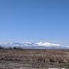 Oquirrh Mountains from the Farmington Bay bird sanctuary.