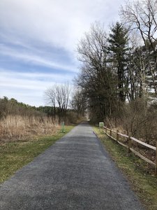 Bellefonte Rail Trail near campus