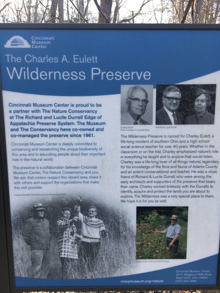 Info Sign at Wilderness Trail