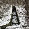 The stone chasm, remnants of the CCC camp.