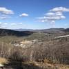 View from near the top of Mount Rowe Trail