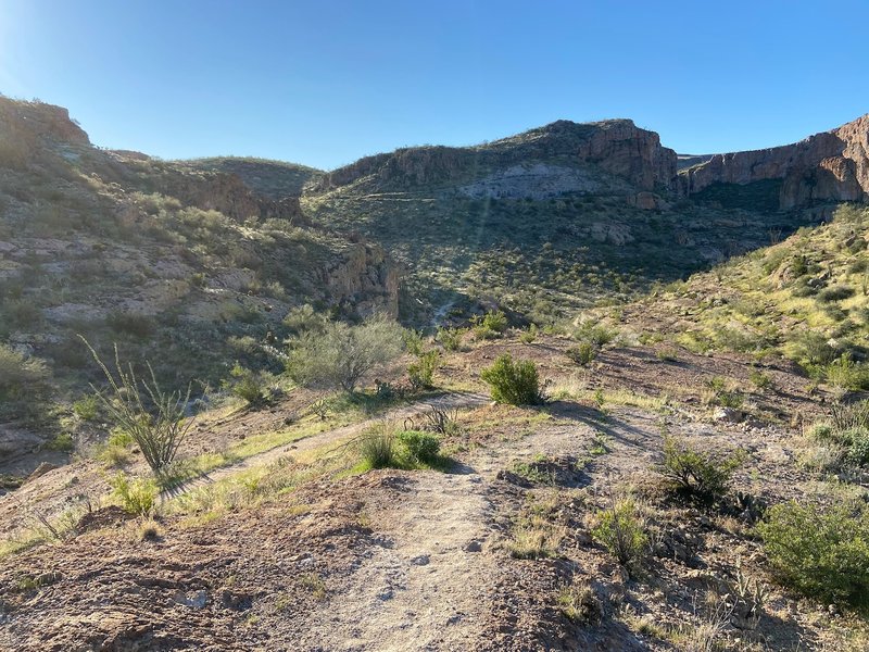 Just one of the many stunning views you'll get on these trails.