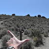 To the left is Prison Hill, the right is the actual trail