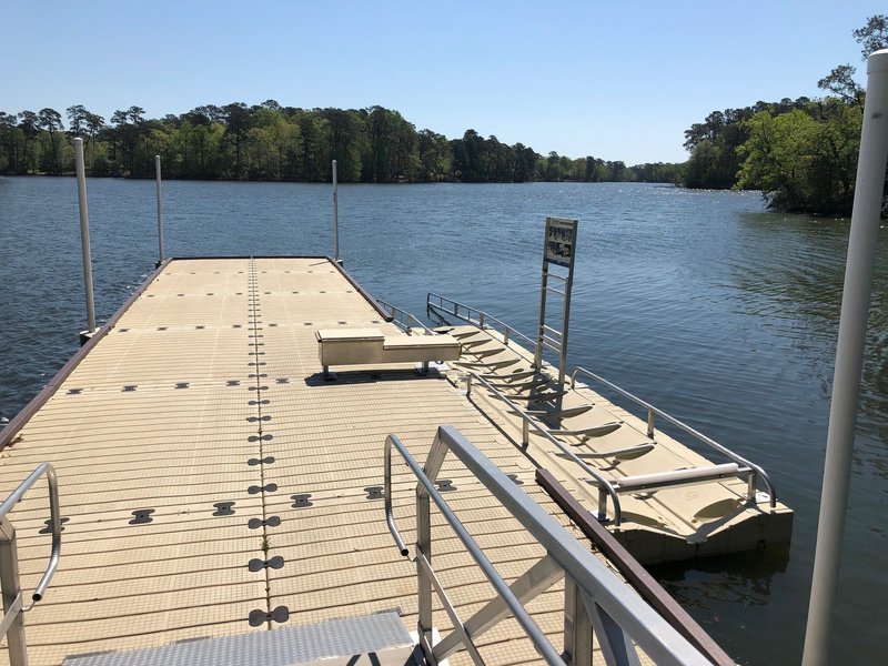 ADA accessible canoe & kayak launch.