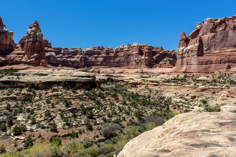 The upper end of Squaw Canyon