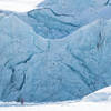 Looking at Portage Glacier from a safe distance.