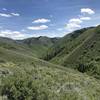 A pleasant view from the top of A-H Canyon