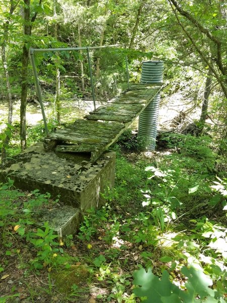 Part of the gauging station