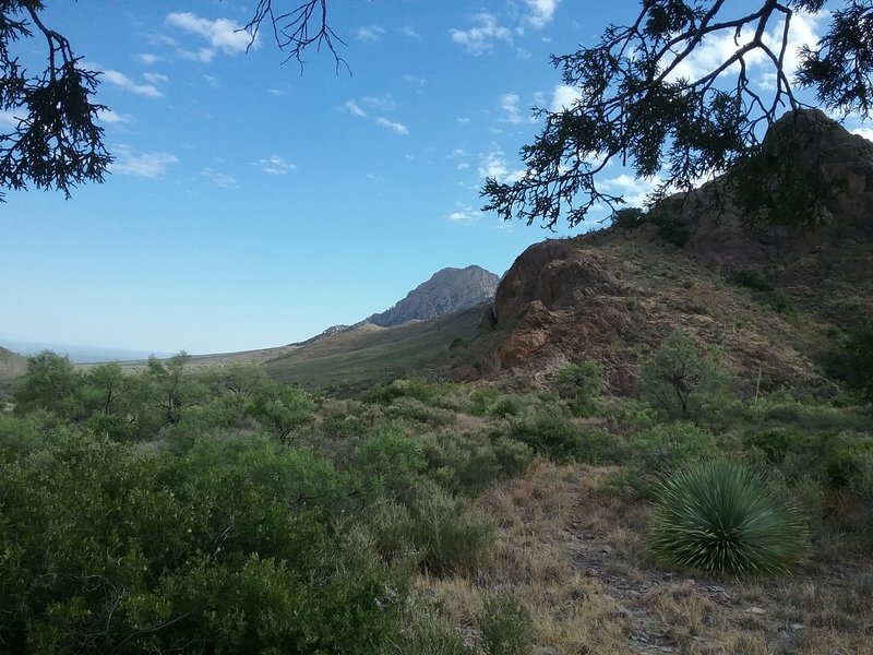 View of the Needles to the north.