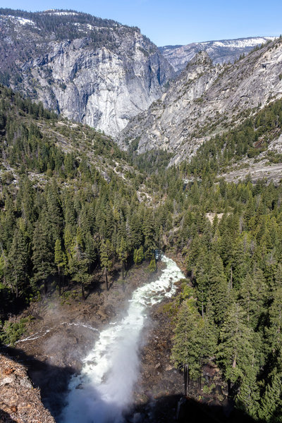 Merced River from the top of Nevada Falls