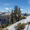 Mount Starr King from the snow covered Panorama Trail