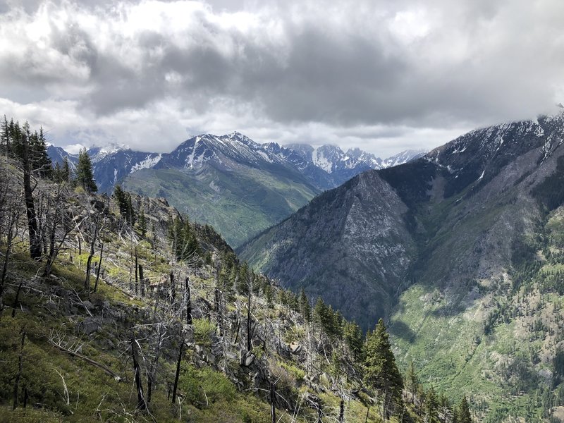 Gazing into the Enchantments from Fourth of July Creek.