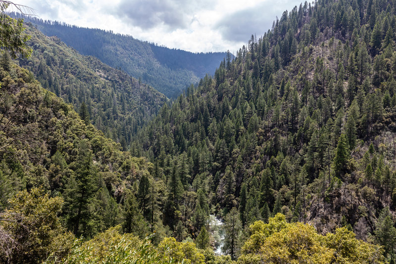 The ascent to Last Chance is steep but offers a few great views of the canyon you just passed.