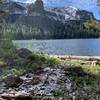 Morning at Round Lake after an overnight snow dusting in the middle of June 2020.