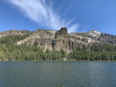 Looking north across Round Lake.