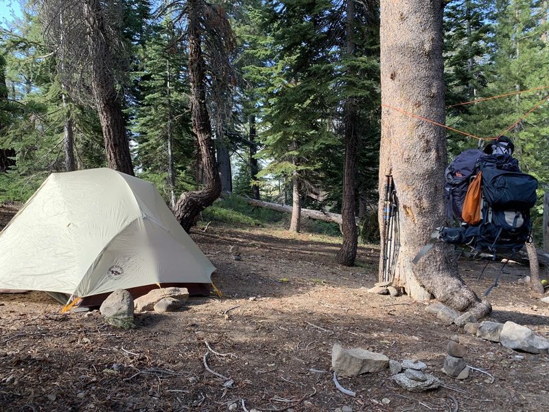 Great camping spot near Round Lake.