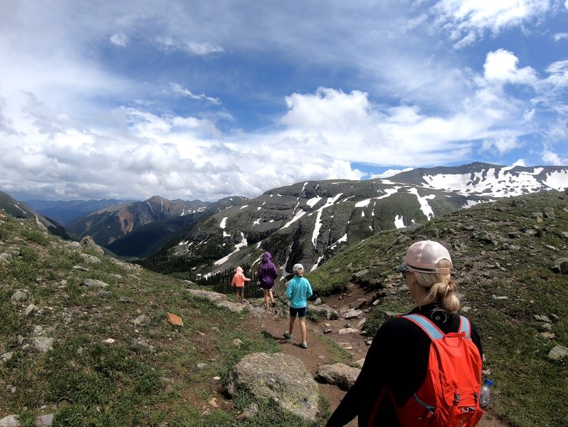 Ice Lakes descent.