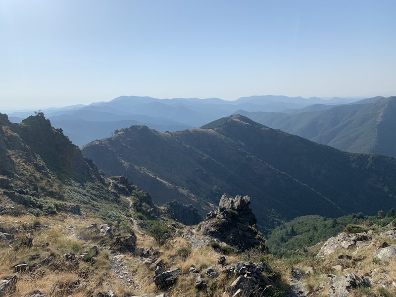 On the way to the Mont Aigoual.