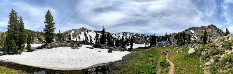 Headed up to Catherine's Pass