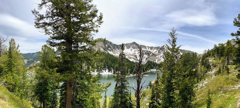 View of Twin Lakes from the north.