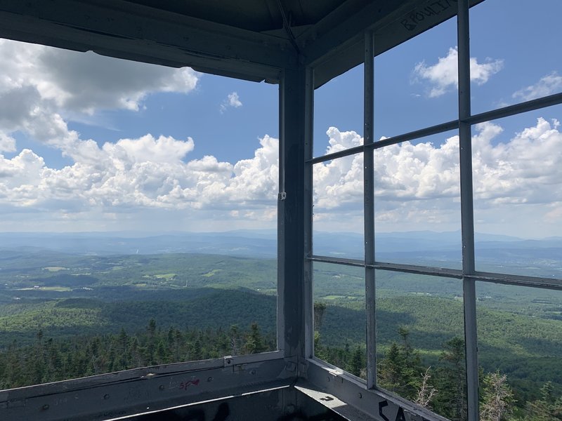 View from the top of the fire tower