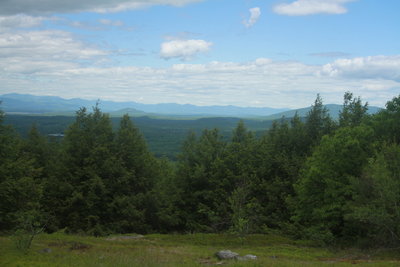 Views of mountains near New Hampshire from Cutler Mountain