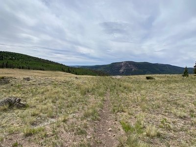 Top of climb near Hidden "Lake"