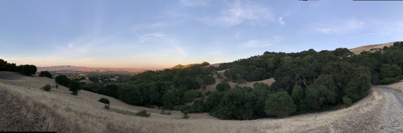 Looking east towards San Ramon.