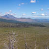 Burney Mountain and Mount Shasta from Hat Creek Rom Scenic Viewpoint