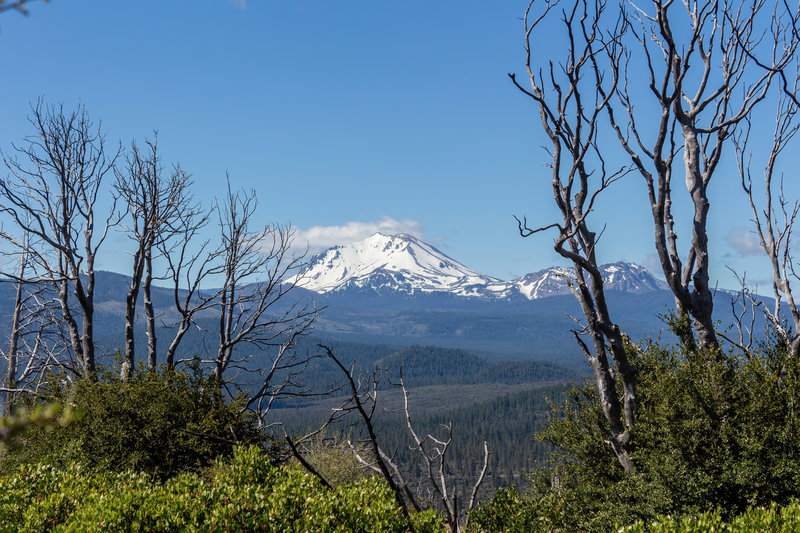 Lassen Peak from Hat Creek Rim Scenic Viewpoint