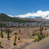 Painted Dunes and Lassen Peak