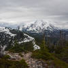 Jefferson Park and Mount Jefferson from the summit of Bear Point.