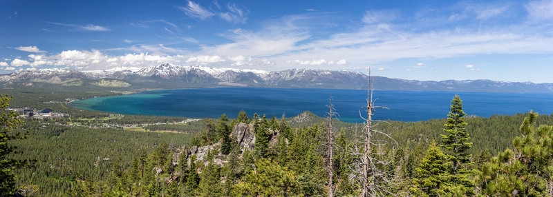 Lake Tahoe from Castle Rock.