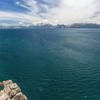 Lake Tahoe from the top of Cave Rock.