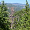 The first view of Stein's pillar.