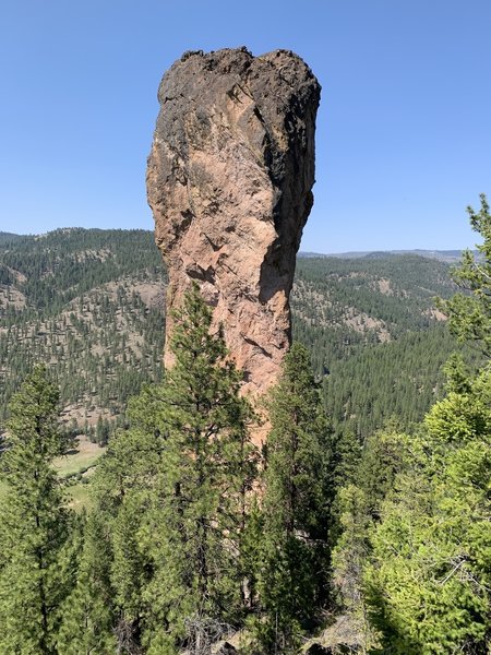 The final view of Stein's Pillar!