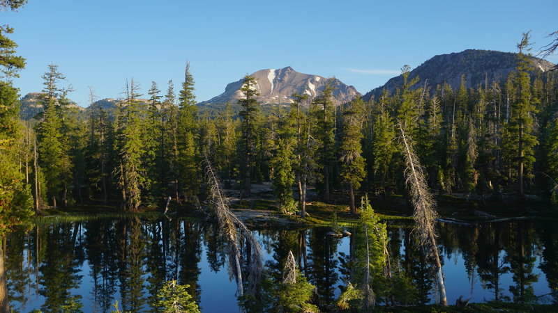 Lassen Peak from Upper Sifford Lakes.