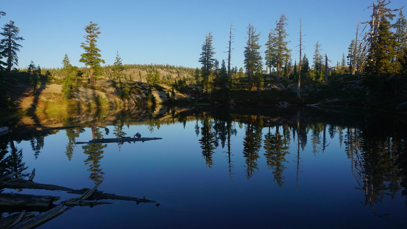 Looking west from the southernmost of the Upper Sifford Lakes.